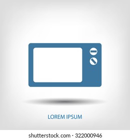 Microwave oven icon