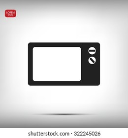 Microwave oven icon