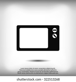 Microwave oven icon
