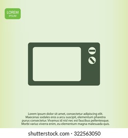 Microwave oven icon
