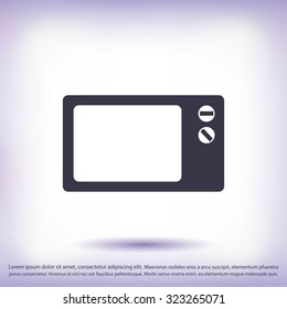 Microwave oven icon