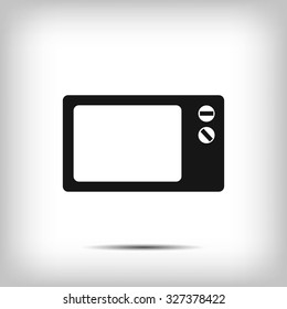 Microwave oven icon
