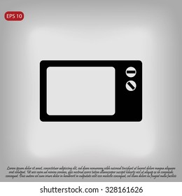 Microwave oven icon