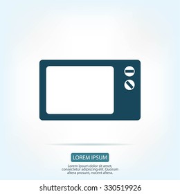 Microwave oven icon