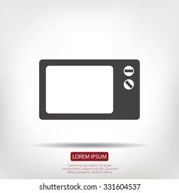Microwave oven icon