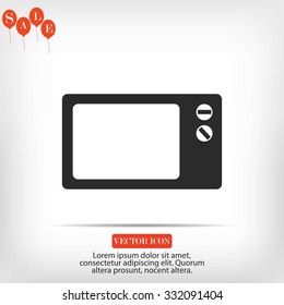 Microwave oven icon