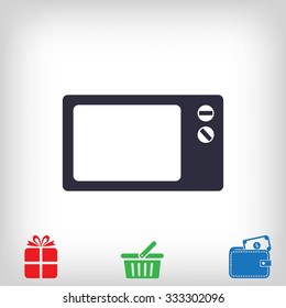 Microwave oven icon