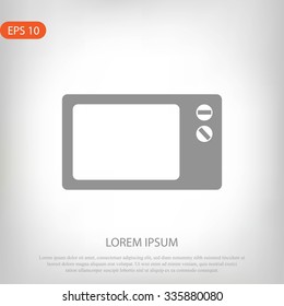 Microwave oven icon
