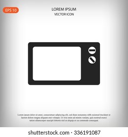 Microwave oven icon