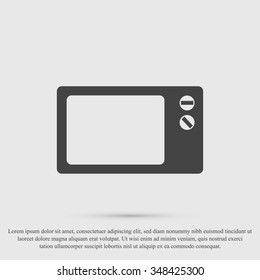 Microwave oven icon