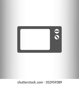 Microwave oven icon