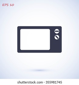 Microwave oven icon