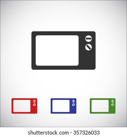 Microwave oven icon