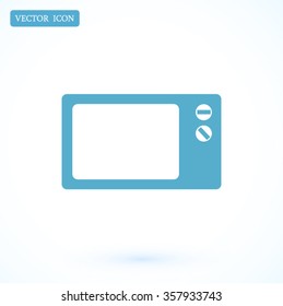 Microwave oven icon
