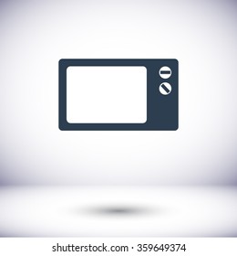Microwave oven icon