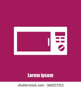 Microwave oven icon
