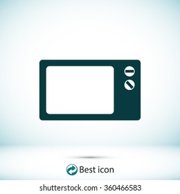 Microwave oven icon