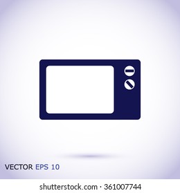 Microwave oven icon
