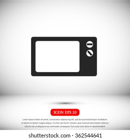 Microwave oven icon