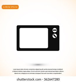 Microwave oven icon