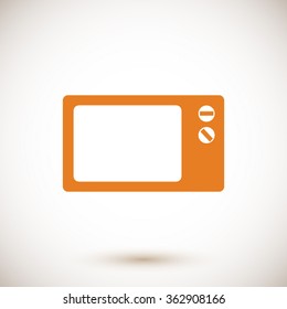 Microwave oven icon