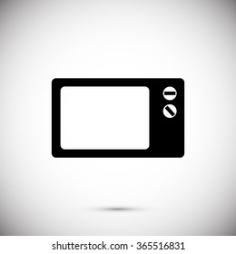 Microwave oven icon