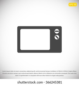 Microwave oven icon