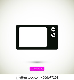 Microwave oven icon