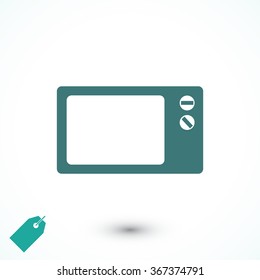 Microwave oven icon