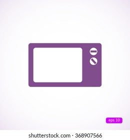 Microwave oven icon