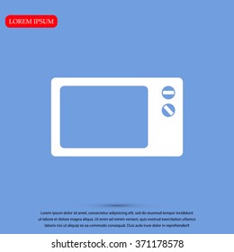 Microwave oven icon