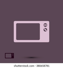 Microwave oven icon
