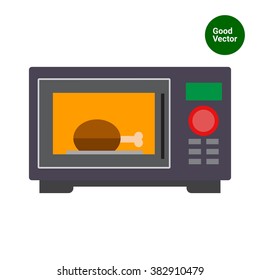 Microwave oven icon