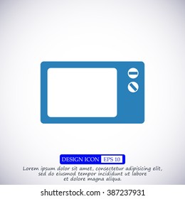 Microwave oven icon