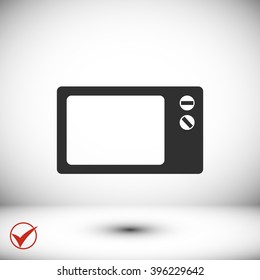 Microwave oven icon