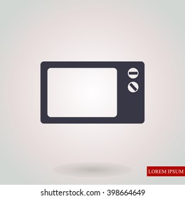 Microwave oven icon