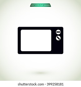 Microwave oven icon