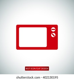 Microwave oven icon