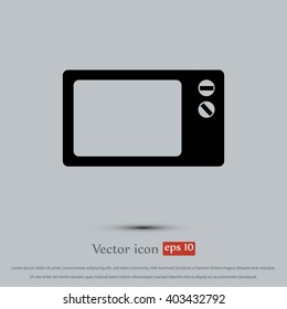 Microwave oven icon