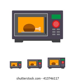 Microwave oven icon