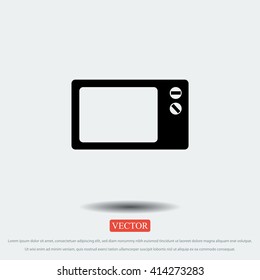 Microwave oven icon