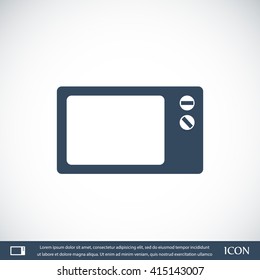 Microwave oven icon