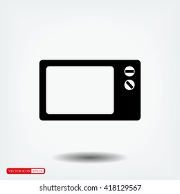 Microwave oven icon