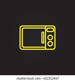 Microwave oven icon