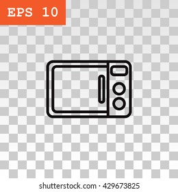 Microwave oven icon