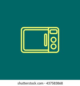 Microwave oven icon