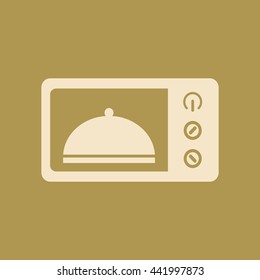 Microwave Oven Icon. 
