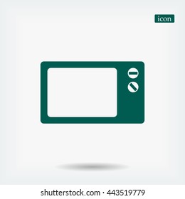 Microwave oven icon