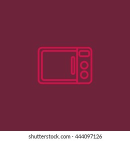 Microwave oven icon