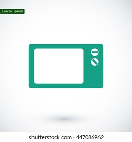 Microwave oven icon